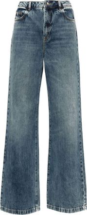 Patrizia Pepe high-rise straight-leg jeans - women - Cotton - 25 - Blue