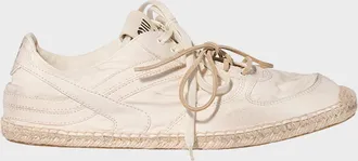 Miu Miu Canvas Espadrille Low-Top Sneakers