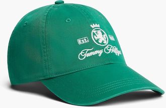 Tommy Hilfiger Womens Embroidered Crest Baseball Cap - Nouveau Green