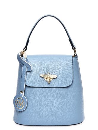 Roberta M Turquoise Rundleer Tas