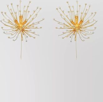Cult Gaia damita threader earrings dandelion studded