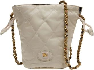 Burberry Mini Bags, female, Beige, Size: ONE SIZE Horseshoe Mini Shopper Bag