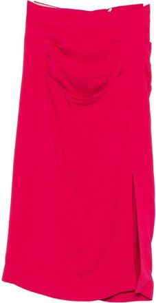 Valentino Midi Skirts, female, Pink, Size: S Skirt Valentino