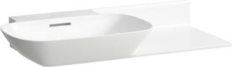 Laufen Laufen - Ino Lavabo, Sin Agujero Para Grifo, Con Rebosadero, Repisa