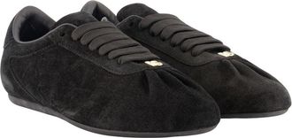 Dolce & Gabbana Womens Ballet Sneakers - Dolce&gabbana Leather Black Calfskin Shoes