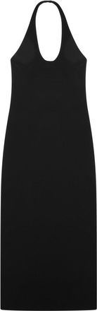 Toteme Halter Neckline Midi Dress - Black