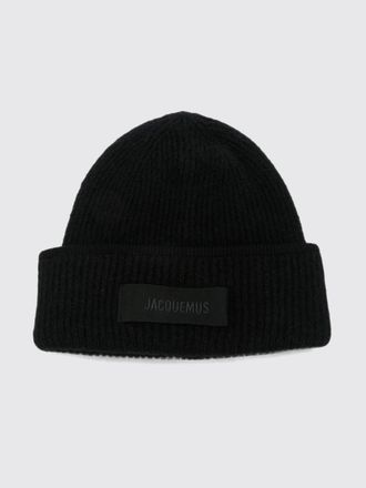 Jacquemus Berretto beanie a coste in misto lana alpaca e merino con risvolto