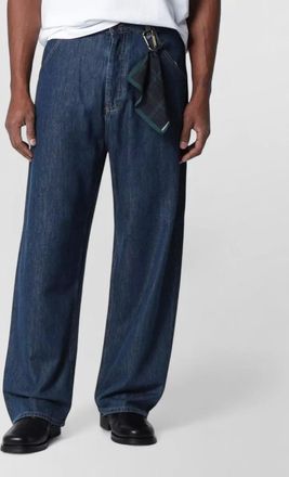 Darkpark denim wide-leg trousers