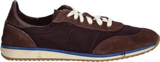 Patrizia Pepe Lace-up Sneakers - Dames - Sneakers - Bruin - 37 EU - Leer - Schoenen