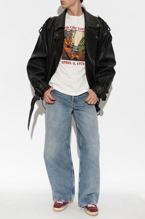 Golden Goose Straight-leg Jeans, Mens, Blue
