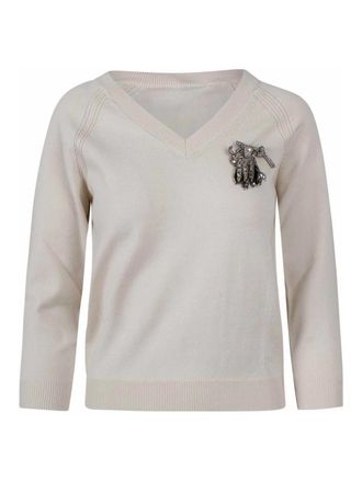 N&deg;21 V-neck sweater
