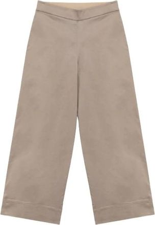Alpha Studio Garconne Wijde Broek - Dames - Wijde Broeken - Bruin - M - Broeken