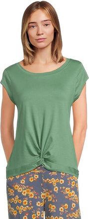 Toad&Co Anza Short Sleeve Shirt Womens Clothing Ivy : SM, Tencel/Spandex/Lyocell