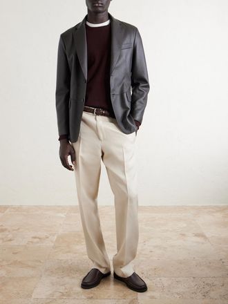 Lardini Straight-Leg Woven Trousers