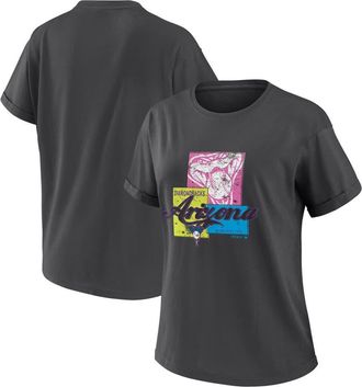 WEAR by Erin Andrews Womens WEAR by Erin Andrews Charcoal Arizona Diamondbacks Domestic Box Color Boyfriend T-Shirt at Nordstrom, Size Xx-Large