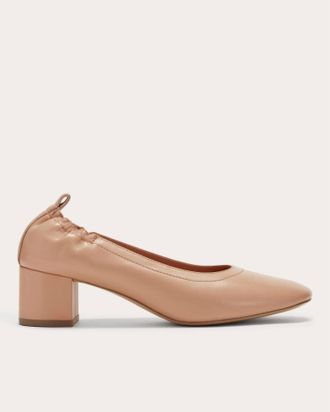 Everlane Womens The Day Heel In Blush Tan
