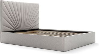 Pascal Morabito Canap&eacute; abatible 140 x 190 cm - Tela - Gris claro - RILIODA de Pascal Morabito