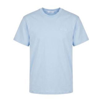 Givenchy T-shirt van katoen met Paris gros-grain - Heren - Tops - Blauw - Maat: XL Katoen