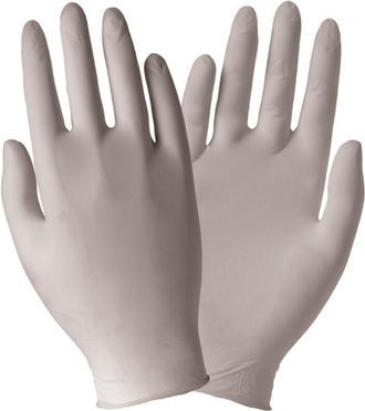 Trade Shop Trade Shop - Set 100 Pezzi Guanti Lattice Monouso Polvere Taglia S Small 6/6.5 Skin Latex