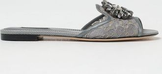 Dolce & Gabbana Mules Rainbow Dolce & Gabbana in pizzo con applicazione gioiello