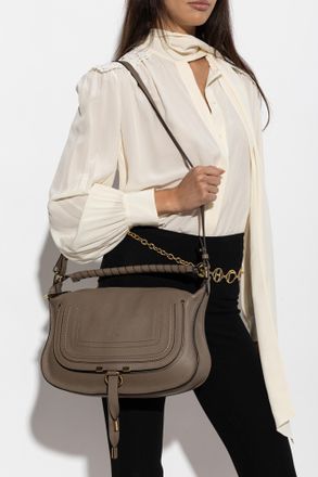 Chlo&eacute; Marcie Small Bag, Womens, Brown