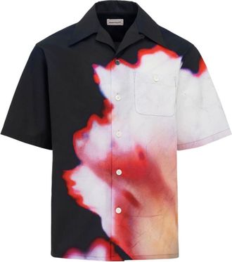 Alexander McQueen Multicolor Floral Print Shirt