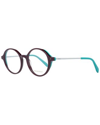 Emilio Pucci Burgundy Plastic Glasses Womens (Frames)