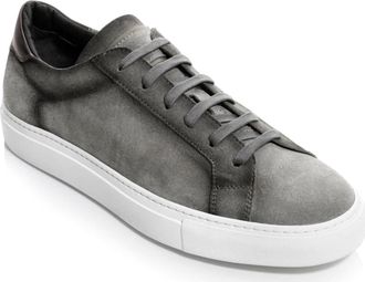 To Boot New York Mens Derrick Suede Sneaker In Grey
