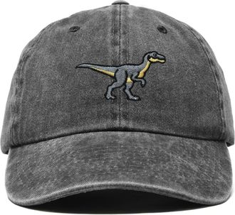 Dalix Velociraptor Dad Cap in Washed Black at Nordstrom