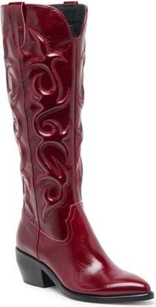 Dolce Vita Mirla Western Boot in Oxblood Leather at Nordstrom Rack, Size 5.5