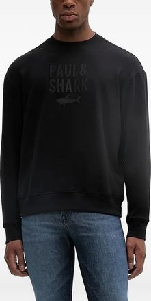 Paul & Shark Felpa con logo ricamato - Nero