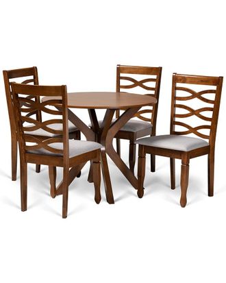 Baxton Studio Dnu Baxton Studio Mila 5Pc Dining Set