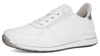 Ara Slip-On Sneaker ARA OSAKA, Damen, Gr. 3,5 (36,5), silber (wei&szlig;, silberfarben), Glattleder, metallic, Schuhe Slip-On Sneaker, Keilsneaker, Slipper mit 