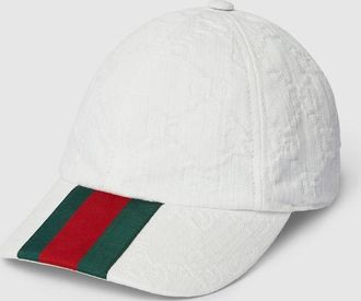 Gucci Kids - GG Canvas Baseball Hat, Size L, White