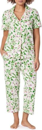 Bedhead Pajamas Stretch Cotton Jersey Pajamas in Peas In A Pod at Nordstrom, Size Small