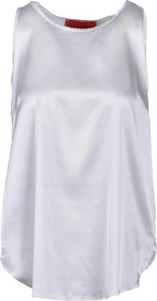 Wild Cashmere Cashmere Silk Blend Sleeveless Top With Flared Hem