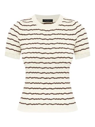 Rag & Bone striped ribbed top - Neutrals