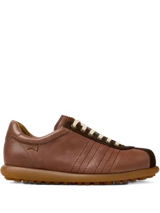 Camper Pelotas suede panelled leather sneakers - Brown