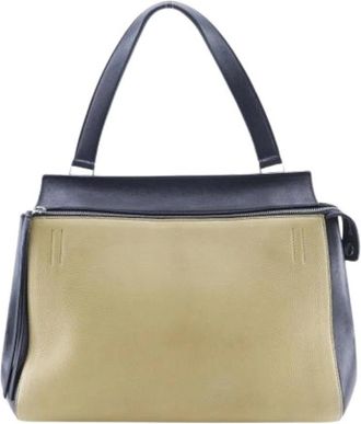 Celine Pre-owned Vintage Schoudertas - Dames - Vintage Handtas - Beige - ONE Size - Leer - Vintage