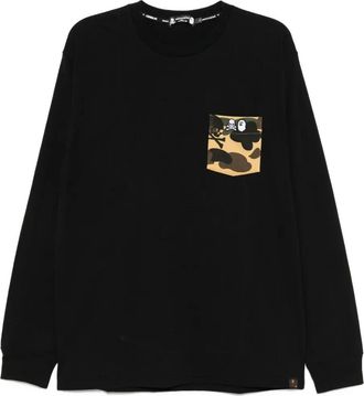 Mastermind Japan x Bape T-shirt con logo - Nero