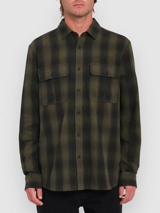 Volcom Shadowstone Flannel Hemd gr&uuml;n