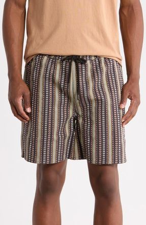 Gotha La Brea Cotton Shorts in Obsidian at Nordstrom, Size Medium