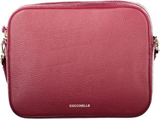 Coccinelle Rode Leren Dames Handtas - Dames - Schoudertassen - Rood - ONE Size - Leer - Tassen