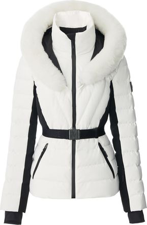 Mackage Elita Fur-hood Padded ski Jacket - Off White - S (UK8-10 / S)