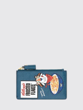 Anya Hindmarch Portacarte di credito in pelle stampata