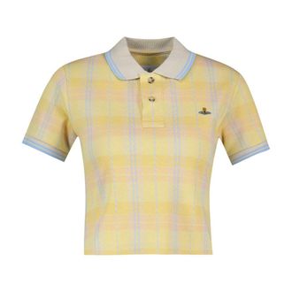 Vivienne Westwood Womens Polo Shirt Yellow Cotton