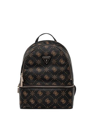 Guess Co Silia 4G monogram zip backpack - Black