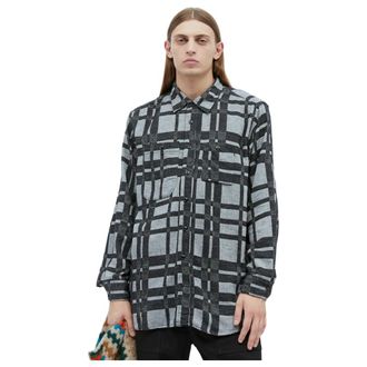 Engineered Garments Hombre, Camisas, Gris, Talla: S