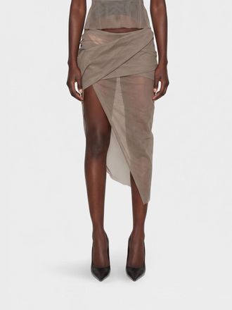 Rick Owens Gonna asimmetrica in nylon