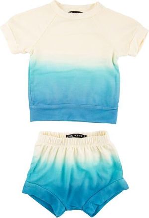 Miki Miette Carlo Ombré T-Shirt & Shorts Set in Honolulu at Nordstrom, Size 18M